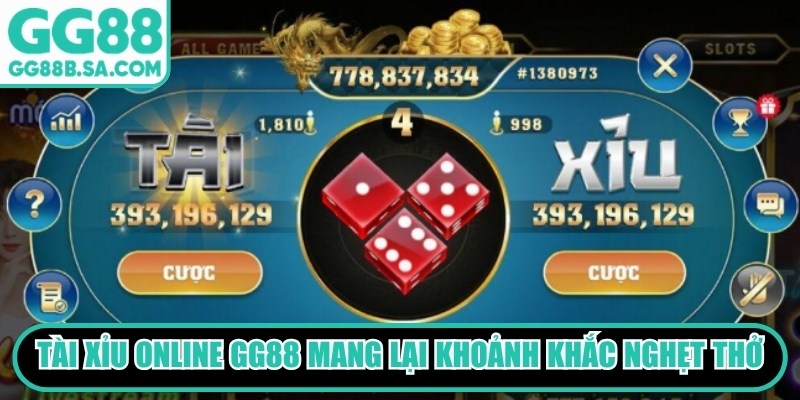 Tài Xỉu Online Gg88 - Phiên Bản Casino Độc Đáo Nên Thử Tài Xỉu online GG88 mang lại khoảnh khắc giải trí nghẹt thở
